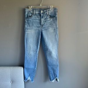 American Eagle distressed skinny
